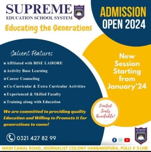 SUPREME EDUCATION SCHOOL SYSTEM