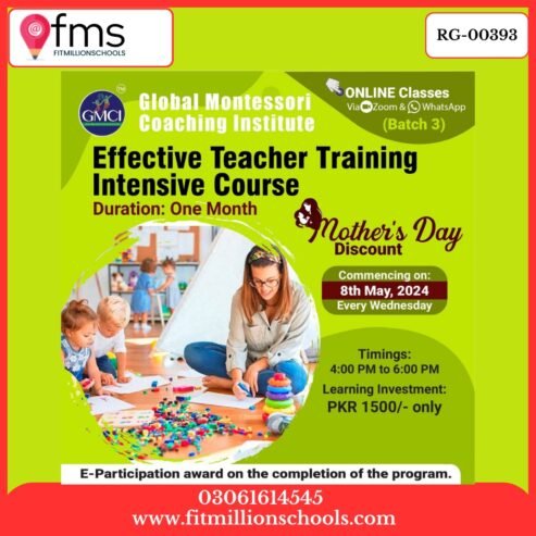 RG-00393 GLOBAL MONTESSORI COACHING INSTITUTE