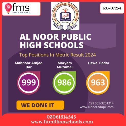 RG-07254 AL- NOOR PUBLIC SCHOOL